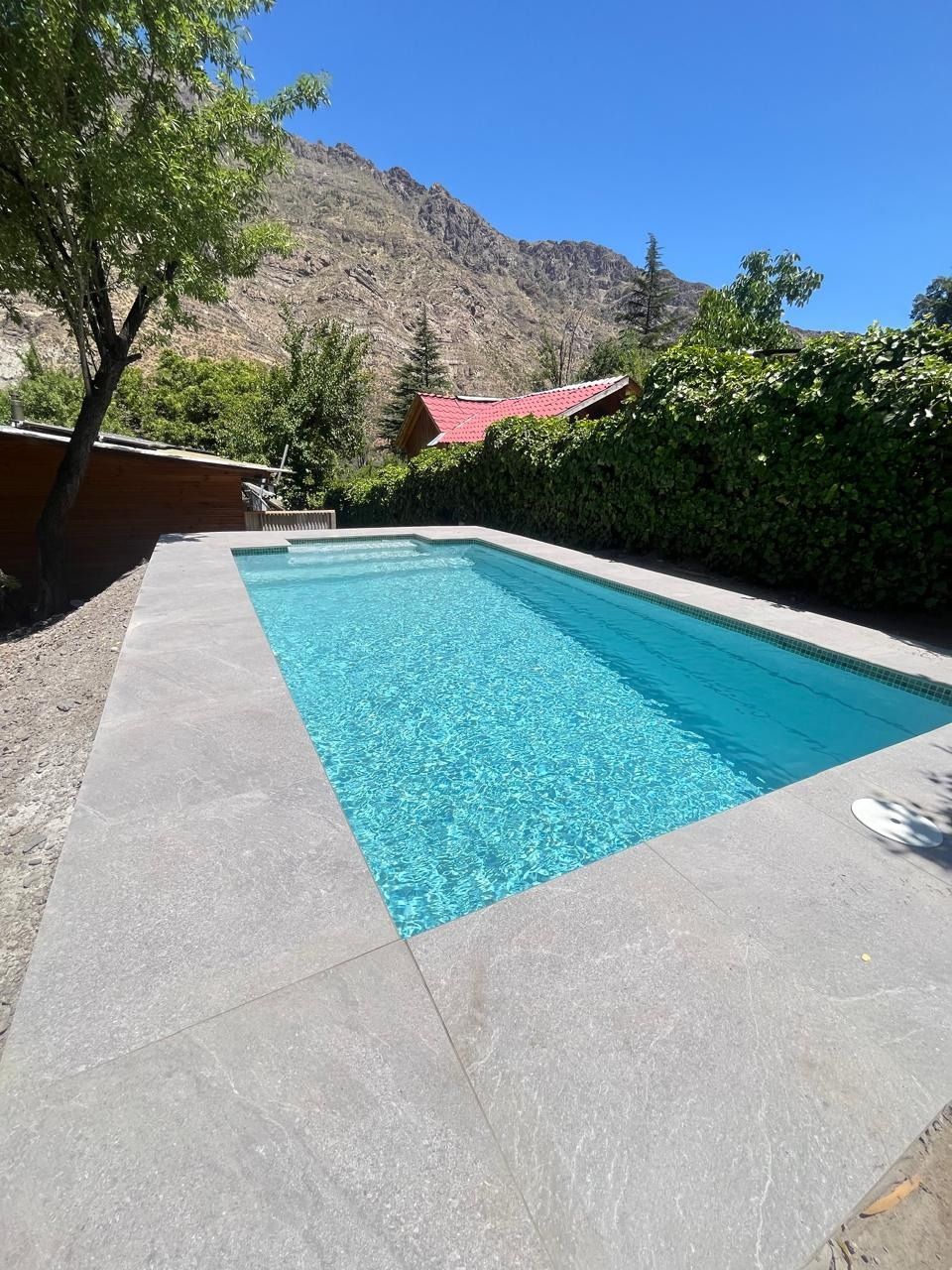 Proyecto Arrayán, piscina terminada