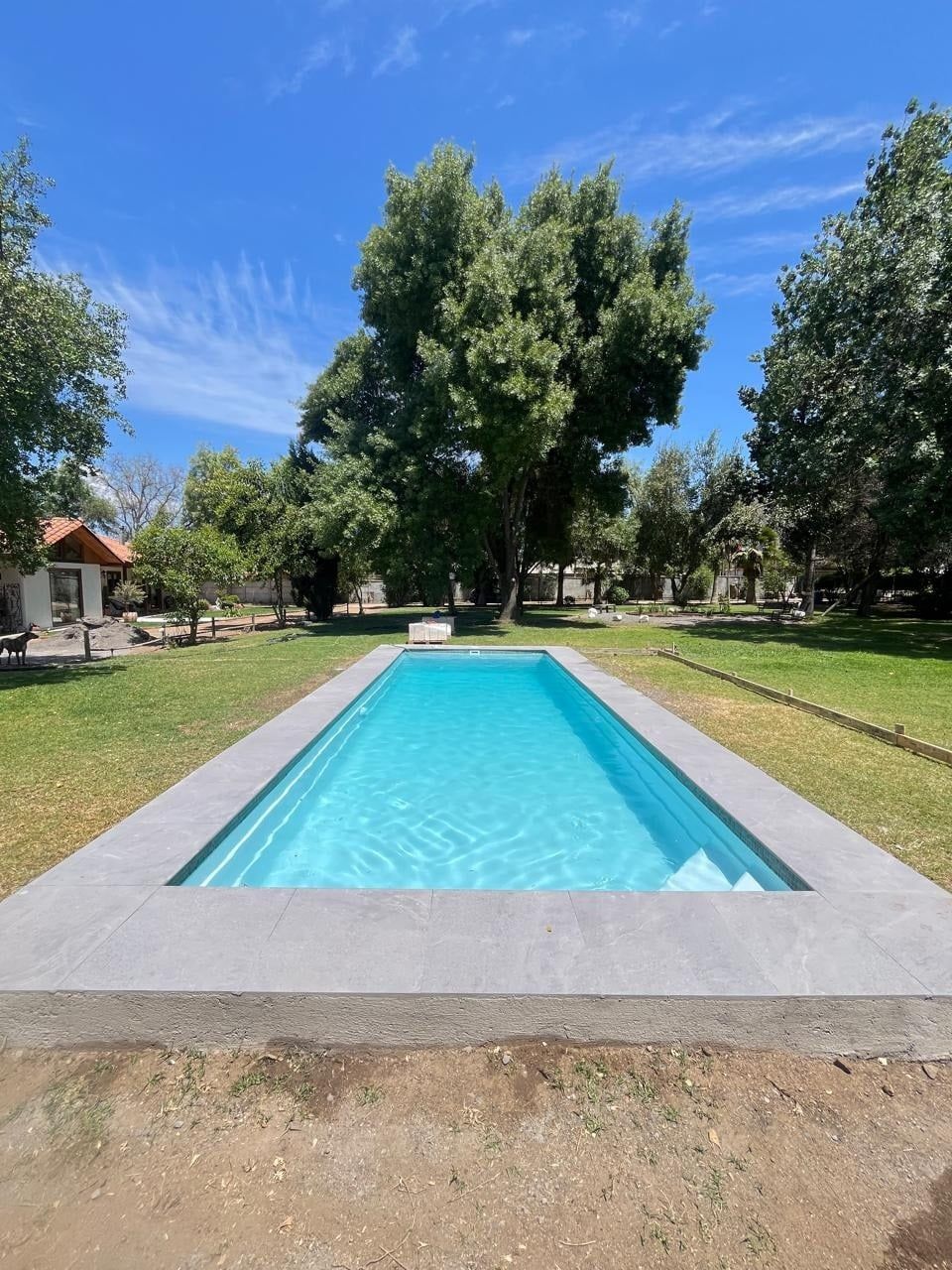 Proyecto Alerce, piscina terminada